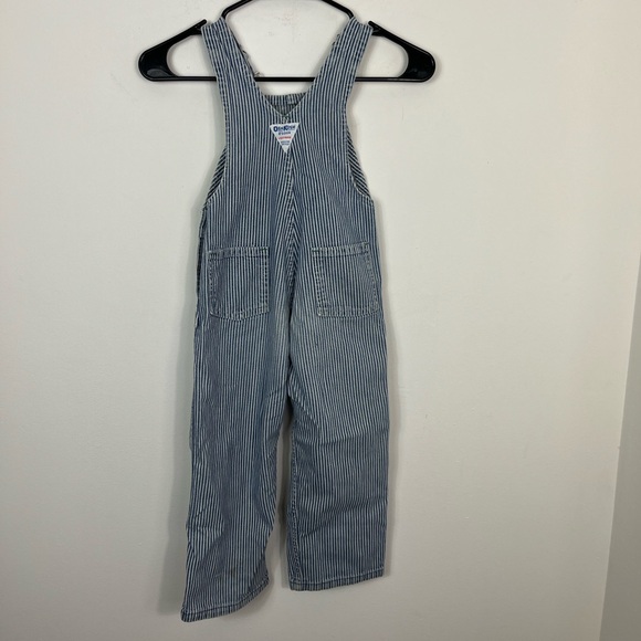Vintage Oshkosh B’Gosh Hickory Striped Overalls Sz 10 - Picture 7 of 11